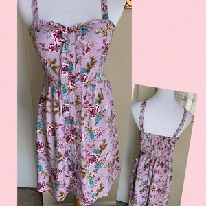 Lavender Floral Sundress